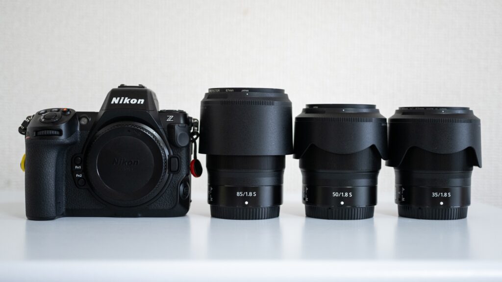 Z8｜NIKKOR Z 85mm f/1.8 S｜NIKKOR Z 50mm f/1.8 S｜NIKKOR Z 35mm f/1.8 S
