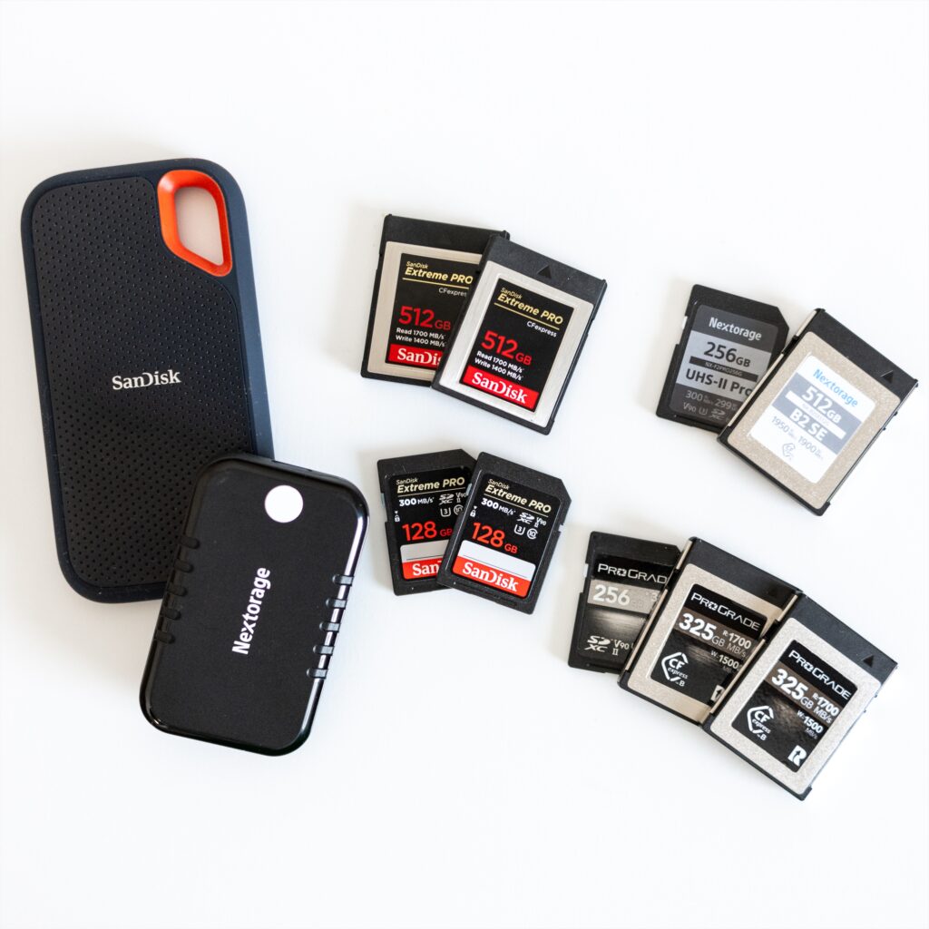 メモリカード｜SanDisk・Nextorage・ProGradeDigital